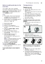 Preview for 19 page of Bosch WVG3046SIN Instruction Manual And Installation Instructions