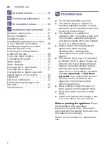 Preview for 4 page of Bosch WVH28420SN Instruction Manual And Installation Instructions