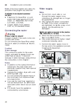 Preview for 40 page of Bosch WVH28420SN Instruction Manual And Installation Instructions