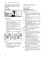 Preview for 42 page of Bosch WVH28422GB Instruction Manual And Installation Instructions