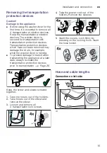 Preview for 15 page of Bosch WVH28422SN Instruction Manual And Installation Instructions