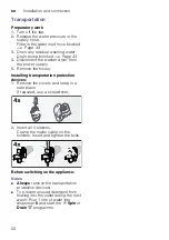 Preview for 20 page of Bosch WVH28422SN Instruction Manual And Installation Instructions