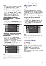 Preview for 29 page of Bosch WVH28422SN Instruction Manual And Installation Instructions