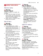 Preview for 5 page of Bosch WVH28441AU Instruction Manual And Installation Instructions