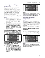 Preview for 15 page of Bosch WVH28441AU Instruction Manual And Installation Instructions