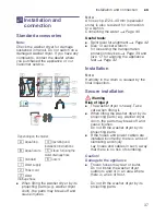 Preview for 37 page of Bosch WVH28441AU Instruction Manual And Installation Instructions