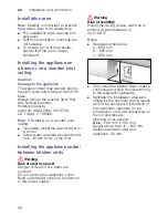 Preview for 38 page of Bosch WVH28441AU Instruction Manual And Installation Instructions