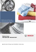 Предварительный просмотр 1 страницы Bosch WVH28470EP Instruction Manual And Installation Instructions