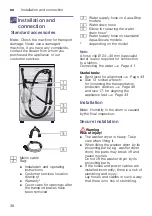 Предварительный просмотр 38 страницы Bosch WVH28470EP Instruction Manual And Installation Instructions