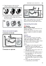 Предварительный просмотр 15 страницы Bosch WVH28471EP Instruction Manual And Installation Instructions