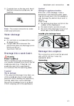 Preview for 41 page of Bosch WVH30542EU Instruction Manual And Installation Instructions