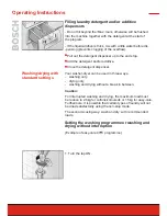 Предварительный просмотр 20 страницы Bosch WVT 52458 Operating & Installation Instructions Manual