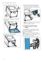 Preview for 14 page of Bosch XQG100-WDU285H00W User Manual And Installation Instructions