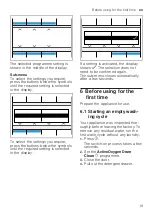 Preview for 19 page of Bosch XQG100-WGA656B00W User Manual And Installation Instructions