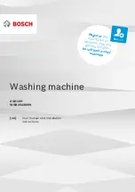 Предварительный просмотр 1 страницы Bosch XQG100-WGB254X00W User Manual And Installation Instructions