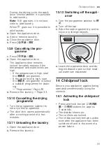 Предварительный просмотр 33 страницы Bosch XQG100-WJVM45110W User Manual And Installation Instructions