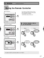 Предварительный просмотр 17 страницы Bosch YS1780RA Owner'S Manual