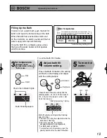 Предварительный просмотр 19 страницы Bosch YS1780RA Owner'S Manual