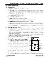 Предварительный просмотр 1 страницы Bosch ZX835 Installation Instructions