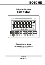 Предварительный просмотр 1 страницы Bosche EWI Operating Manual