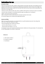 Preview for 18 page of Boschetti Industrie Meccaniche BGMAX 100 Manual For Installation And Use