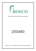 Предварительный просмотр 1 страницы BOSCO 200A80 Installation Instruction