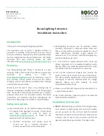 Preview for 1 page of BoscoLighting Extrucsion Installation Instruction