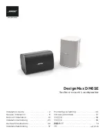 Предварительный просмотр 1 страницы Bose Professional DesignMax DM6SE Installation Manual