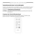 Preview for 89 page of Bose 018TVSPKR Manual