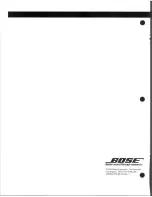 Preview for 9 page of Bose 100 J Owner'S Manual