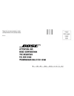 Предварительный просмотр 13 страницы Bose 151 SE Owner'S Manual