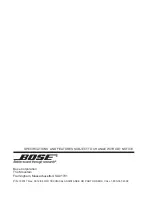 Preview for 60 page of Bose 1600-VI Service Manual