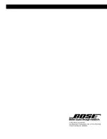 Предварительный просмотр 13 страницы Bose 201 Series IV Owner'S Manual