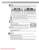 Предварительный просмотр 2 страницы Bose 3-2-1 GS Series III Owner'S Manual