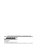 Preview for 13 page of Bose 300PM Manual