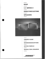 Preview for 1 page of Bose 4.2 Series II Owner'S Manual