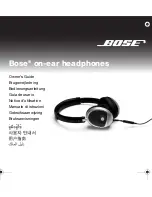 Предварительный просмотр 1 страницы Bose 40117 Owner'S Manual