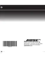 Предварительный просмотр 12 страницы Bose 40117 Owner'S Manual