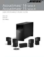 Bose 40366 Owner'S Manual preview