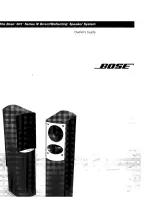 Preview for 1 page of Bose 601 Series IV Direct/Reflecting Owner'S Manual