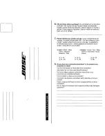 Preview for 17 page of Bose 601 Series IV Direct/Reflecting Owner'S Manual