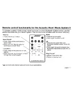 Preview for 11 page of Bose 722201-0010 Owner'S Manual