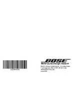 Preview for 18 page of Bose 722201-0010 Owner'S Manual