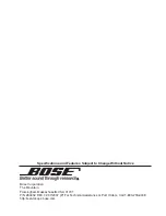 Предварительный просмотр 9 страницы Bose 802 Series III Service Manual