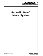 Предварительный просмотр 32 страницы Bose Acoustic Wave AW-1 Manual