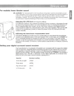 Preview for 13 page of Bose Acoustimass 10 Series III Owner'S Manual