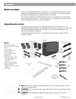 Preview for 6 page of Bose Acoustimass 20 Owner'S Manual