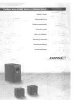 Preview for 1 page of Bose Acoustimass 3 Series IV Owner'S Manual