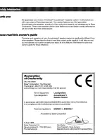 Preview for 2 page of Bose Acoustimass 3 Series IV Owner'S Manual