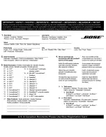 Preview for 16 page of Bose Acoustimass 3 Series IV Owner'S Manual